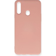 Eco Port Samsung Galaxy A20S Kılıf Nano Içi Kadife Silikon - Pudra
