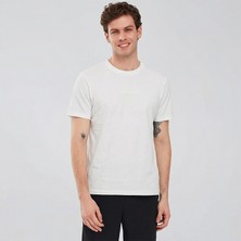 Skechers M Essential T-Shirt Erkek T-Shirt S2510017-3855 White
