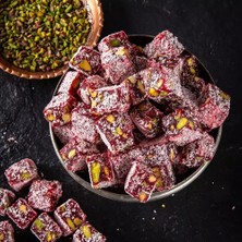 Antep Fıstıklı  Narlı  Çifte Kavrulmuş Lokum