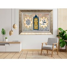 Giyense Gümüş Çerçeveli Tablo NU687