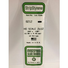 Evergreen 8212 Plastik ÇITA-355MM BOY-0,56X3,43MM-10 Adet -B