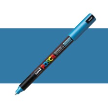 Uni Posca Marker Kalem Pc-1mr (0.7mm) Metalik Mavi