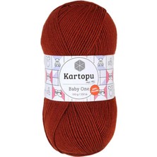Kartopu Baby One El Örgü Ipi  K0832 Kızıl Bordo 100 G/250 mt