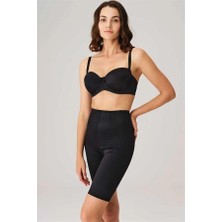 Fantastik Store Arias Closet Toparlayıcı Bel ve Bacak Inceltici Dikişli Uzun Paçalı Orta Bel Sıkı Şort Korse