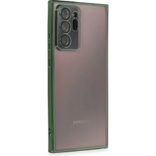 Hnrlishp Newface  Galaxy Note 20 Ultra Kılıf Razer Lensli Silikon - Yeşil
