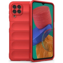 Hnrlishp Newface  Galaxy M33 Kılıf Optimum Silikon - Kırmızı