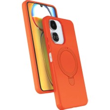 Eco Port Xiaomi Redmi 13C Regal Magsafe Standlı Kapak - Turuncu