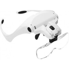 Eco Port 5 Lens 1.0x3.5x, 2led Işıklı  ile Ayarlanabilir Gözlük BÜYÜTEÇ9892B2
