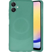 Eco Port Samsung A06 Kılıf Maya Karbon Kapak - Koyu Yeşil