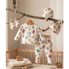 Mahfel 5'li LEGO %100 Pamuk Premium Hastane Çıkış Seti 009