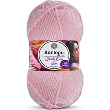 Kartopu Baby One Lux Simli Ip K0255 Uçuk Pembe 100 G-240 M