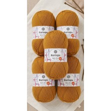 Kartopu Baby One El Örgü Ipi  K1854 Koyu Hardal 100 G/250 Mt-5 Adet