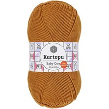 Kartopu Baby One El Örgü Ipi K1854 Koyu Hardal 100 G/250 mt