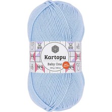 Kartopu Baby One El Örgü Ipi K0544 Bebe Mavi 100 G/250 mt