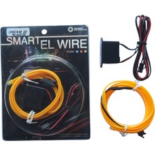 Dreamcar Şerit Sarı Neon 1mt 12V Kablo Tipi