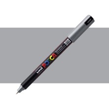 Uni Posca Gümüş 0.7mm Marker Kalem 1 Adet Su Geçirmez Plastik Özellikli
