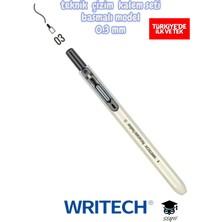 Writech Teknik Çizim Kalemi Basmalı Model Siyah Mürekkep Tr'de Ilk