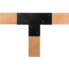 Pergalo Orta ve Yan Baglantı T Aparatı Braketi 90X90X2,5 Mm, Garaj,sundurma Braketi