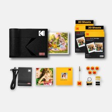 Kodak Mini 3 Era Siyah 3x3 + 60 Yaprak + Aksesuar Kiti