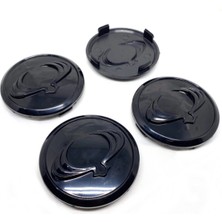 Otohousse Ssangyong Actyon Sports Kabartma Geçme Jant Göbeği Kapağı Siyah 4'lü 82MM