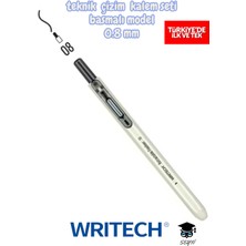 Writech Teknik Çizim Kalemi Basmalı Model Siyah Mürekkep Tr'de Ilk