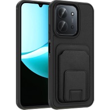 Zipax Xiaomi Redmi 15C Uyumlu Kılıf Kartlıklı Stand Olma Özellikli Zr-Bikart