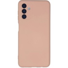 Eco Port Samsung Galaxy A04S Kılıf Nano Içi Kadife Silikon - Pudra