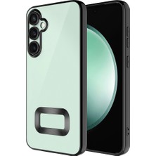 Zipax Samsung Galaxy S25 Fe Uyumlu Kılıf Kamera Korumalı Logo Gösteren Zr-Omega