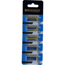 Eco Port Wilkinson 27A MN27 12V Alkalin Pil Kepenk Anahtar Pili Beşli Paket