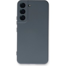 Eco Port Samsung Galaxy S22 Plus Kılıf Nano Içi Kadife Silikon - Gri