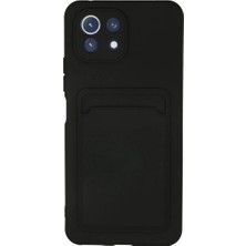 Eco Port Xiaomi Mi 11 Kılıf Kelvin Kartvizitli Silikon - Siyah