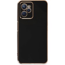 Eco Port Realme C35 Kılıf Volet Silikon - Siyah