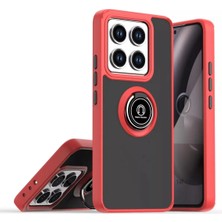 Eco Port Xiaomi Mi 14T Montreal Yüzüklü Silikon Kapak - Kırmızı