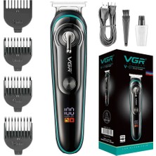 Eco Port Vgr V-075 T Bıçak Sıfır Kesim LCD Ekran Şarjlı Tıraş Makinesi