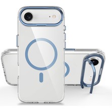 Zipax Apple iPhone 17 Air Uyumlu Kılıf M-Safe Şarj Özellikli Airbagli Kamera Standlı Zr-Azor