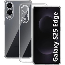 Eco Port Samsung Galaxy S25 Edge Kılıf Lüx Şeffaf Silikon