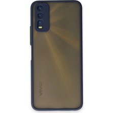 Eco Port Vivo Y11S Kılıf Montreal Silikon Kapak - Lacivert