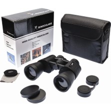 Eco Port 10×50 – Geniş Ön Mercekli Profesyonel El Dürbünü – 1000M/56M – Siyah