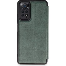 Eco Port Xiaomi Redmi Note 12 Pro 4g Kılıf Flip Cover - Koyu Yeşil