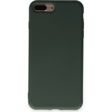 Eco Port Iphone 7 Plus Kılıf Nano Içi Kadife Silikon - Koyu Yeşil