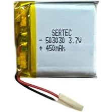 Eco Port Sertec 503030 3.7V 450MAH Li-Polymer Pil (DEVRELI/1.5A)