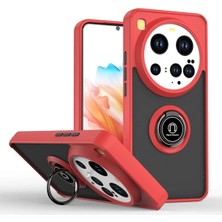 Eco Port Xiaomi Mi 15 Ultra Kılıf Montreal Yüzüklü Silikon Kapak - Kırmızı