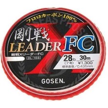 Gosen x Leader %100 F.c Fluorocarbon Leader 0.37MM 30METRE