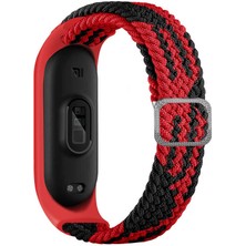 Zore Xiaomi Mi Band 4 Uyumlu Kordon Örgü Işlemeli Yumuşak Hasır Krd-49 Kayış
