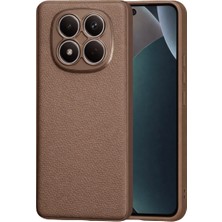 Zipax Xiaomi Redmi Note 15 Pro Plus Uyumlu Kılıf Deri Görünümlü Silikon Azn-Thermax