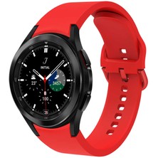 Zore Samsung Galaxy Watch 4 40MM Uyumlu Kordon Silikon Spor Görünümlü Esnek Yumuşak Krd-50 Kayış