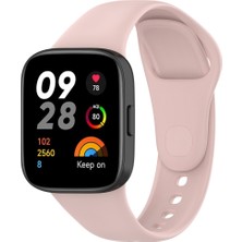 Xiaomi Redmi Watch 3 Uyumlu Kordon Silikon Spor Görünümlü Yumuşak Zore Krd-81 Kayış