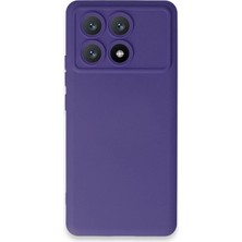 Hnrlishp Newface Xiaomi Poco X6  Kılıf Nano Içi Kadife Silikon - Mor