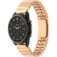Samsung Galaxy Watch 46MM Uyumlu 22MM Kordon Paslanmaz Çelik Luxury Zore Krd-82 Kayış