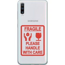 Mobilpad Samsung Galaxy A50/A30S/A50S Uyumlu Baskılı Yumuşak Silikon Şeffaf Telefon Kılıfı